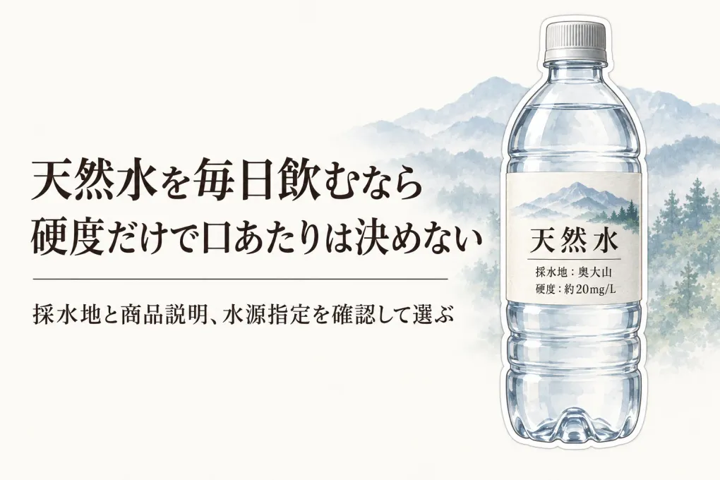 天然水 北アルプス・南アルプス・奥大山・阿蘇の違い｜硬度より毎日飲みたい口あたりで選ぶ